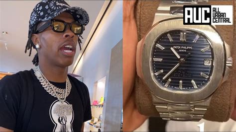 lil baby buys a fake watch|lil baby watch.